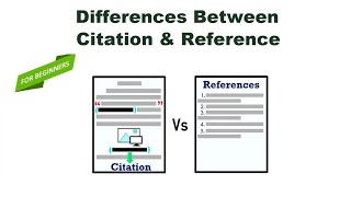 Differences Between Citation and Reference  ThesisHelper01 [upl. by Reinar]