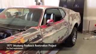 Tie Rod End replacement 1971 Mustang Fastback Project  Day 224 [upl. by Akinorev]