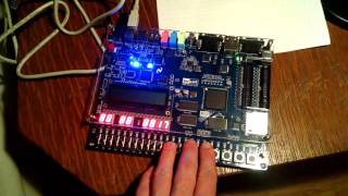 FPGA 8 bit Up Down Counter in VHDL [upl. by Eatnahc783]