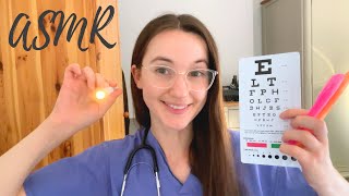 ASMR Overly Friendly Doctor Examines You  Cranial Nerve Exam Neurological Exam amp Eye Test [upl. by Woodall]