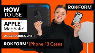 How to use Apple MagSafe® Accessories with ROKFORM iPhone 13 Cases [upl. by Ailerua]