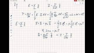 Poyntings theorem in a currentcarrying wire [upl. by Rooker598]