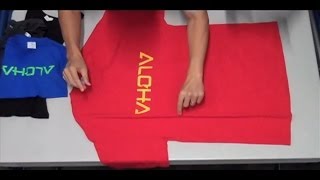 How To Fold a Tshirt in 2 seconds  Japanese way of folding Tshirts [upl. by Zack969]