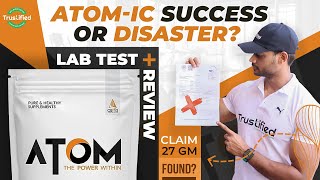 ASITIS ATOM WHEY PROTEIN REVIEW WITH LAB TEST REPORT wheyprotein review gym health [upl. by Eiliah]