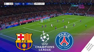 FC BARCELONA vs PSG  PARIS SAINT GERMAIN Champions League 2324 • Simulation amp Prediction [upl. by Christean]