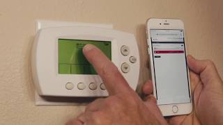 Honeywell WiFi Thermostat  Install and Setup [upl. by Elita]