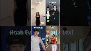 louielouie  Janice Nichole x Ten Yujin x Noah Evel x Lexi Rivera dance tiktok shorts [upl. by Orv]