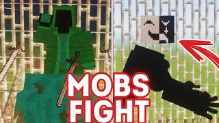 Strongest Mutant Zombie vs Different Boss mobs Minecraft [upl. by Daukas605]