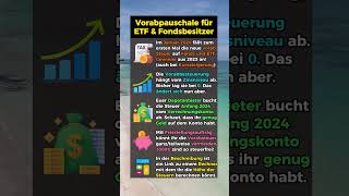 Vorabpauschale für alle Fonds amp ETFBesitzer [upl. by Adihsar]