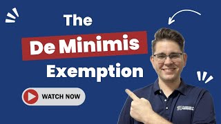 De Minimis Exemption A Game Changer Coming for US Importers [upl. by Nive]