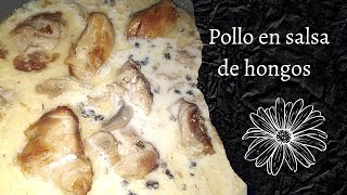 Pollo en salsa de hongos [upl. by Novad]