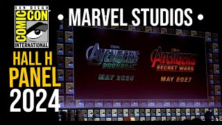 MARVEL STUDIOS FULL HALL H PANEL  SAN DIEGO COMIC CON 2024 [upl. by Alathia]