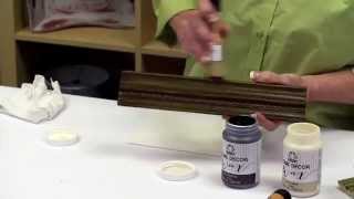 FolkArt Home Decor How To Use Antique Wax [upl. by Depoliti]