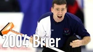 Mark Dacey NS vs Randy Ferbey AB  2004 Brier Final [upl. by Ddet216]