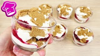 SpekulatiusTiramisu 🎄 weihnachtliches Schicht Dessert mit Himbeeren  Super lecker amp ganz einfach [upl. by Soloman595]