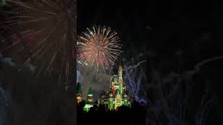 MINNIES WONDERFUL CHRISTMAS FIREWORKS AT MICKEYS VERY MERRY CHRISTMAS PARTY  MAGIC KINGDOM [upl. by Deuno]