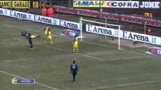 Stagione 20092010  Chievo vs Inter 01 Highlights [upl. by Tolmach797]