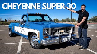 1974 Squarebody C10 Dually With All The Factory Options  Chevrolet Cheyenne Super 30 [upl. by Enimrac]