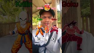 Krillin vs Goku dragonball anime [upl. by Enoj]