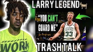 FIRST TIME WATCHING Larry Bird Trash Talking REACTION [upl. by Morrison46]