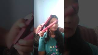 2 in 1 straightener and curler  HONEST REVIEW Meesho  trending viral youtubeshorts ytshorts [upl. by Ennairrac]