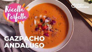 GAZPACHO ANDALUSO la RICETTA della TRADIZIONE SPAGNOLA🧡🍅 [upl. by Beesley854]