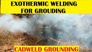 EXOTHERMIC WELDING FOR GROUNDING  CADWELD GROUNDING [upl. by Christian786]