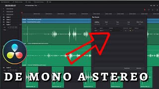 SE ESCUCHA DE UN SOLO LADO DaVinci Resolve [upl. by Auhsohey]