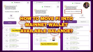 How to Move Pi into the Mainnet Wallet Available Balance StepbyStep Guide [upl. by Marva534]