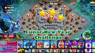 Lunar New Year Challenge in  Clash of Clans 2024 How to get 3 Star  NooB Gaemer [upl. by Sert741]