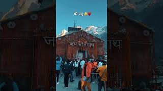 hey mere mahadev 🤗🤗😔😔😔kedarnathtemple [upl. by Etz]