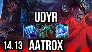 UDYR vs AATROX TOP  Rank 1 Udyr 7210  VN Challenger  1413 [upl. by Ynaffik347]