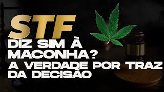 STF julga descriminalização do porte da maconha  AlfaCon [upl. by Ball104]