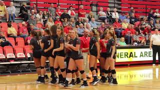 Mineral Area College vs Kaskaskia  Volleyball  1052017 [upl. by Eliott259]