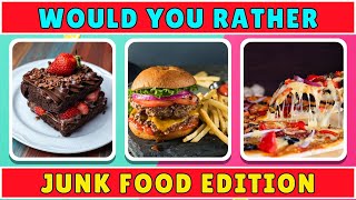 Would you rather food edition  food quiz [upl. by Allegna]