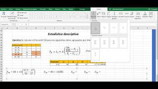 Deciles cuartiles y percentiles para datos agrupados y desviación media [upl. by Menard]