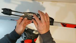 Rossignol Turnamic Binding Install Skate Skis How To [upl. by Maxi]