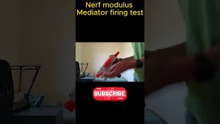 Nerf modulus Mediator firing test nerf nerfguns nerftoys [upl. by Aneetsirk]