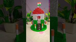 Independence day India gate making 15 August 🇮🇳🇮🇳 Jai Hind ❤️ sorts sorts diy vira india art [upl. by Teriann]