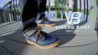 Viberg Boot  Oxford Blue Latigo Beige 2060 Sole 110 Last Version 2 [upl. by Rheba]