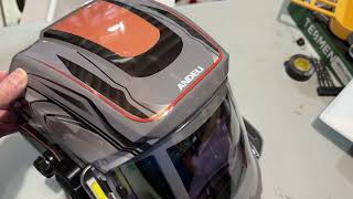 ANDELI Welding Helmet Panoramic 180° View LED Lighting True Color Auto Darkening Welding [upl. by Niko540]