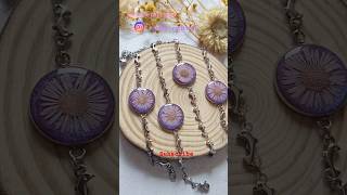 Purple resin bracelet 💜resincrafts resincreation handmade jewellery resinlovers viralvideo 5k [upl. by Amble]