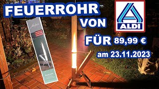 Feuerrohr von ALDI für 8999 € es kommt zurück  The BBQ Bear [upl. by Aketal]