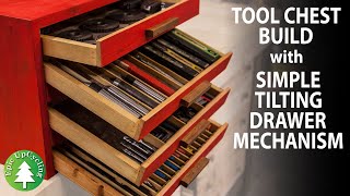 Machinist Tilting DropDown Drawer Tool Chest Made From Scrap [upl. by Infeld656]