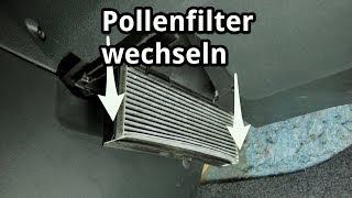 Innenraumfilter  Pollenfilter wechseln bei Skoda VW Audi Seat [upl. by Hauge]