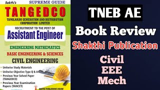 TNEB AE Book Review  Unboxing of Shakthi Publication TANGEDCO Book  AE Civil Engineering [upl. by Anilemrac]