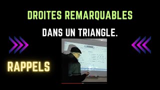 Droites remarquables dans un triangleP1 [upl. by Anicart589]