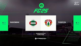 Radomiak Radom vs Puszcza Ekstraklasa 2425 Gameplay EA FC 25 eafc25 easports [upl. by Magnolia]