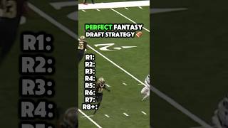 PERFECT Fantasy Football Draft Strategy ✅nfl fantasyfootball fantasyfootballtips fantasyleague [upl. by Nesilla]