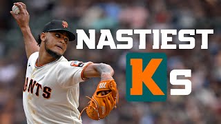 The NASTIEST Strikeout from Every Giants Pitcher in 2023 [upl. by Adiol]